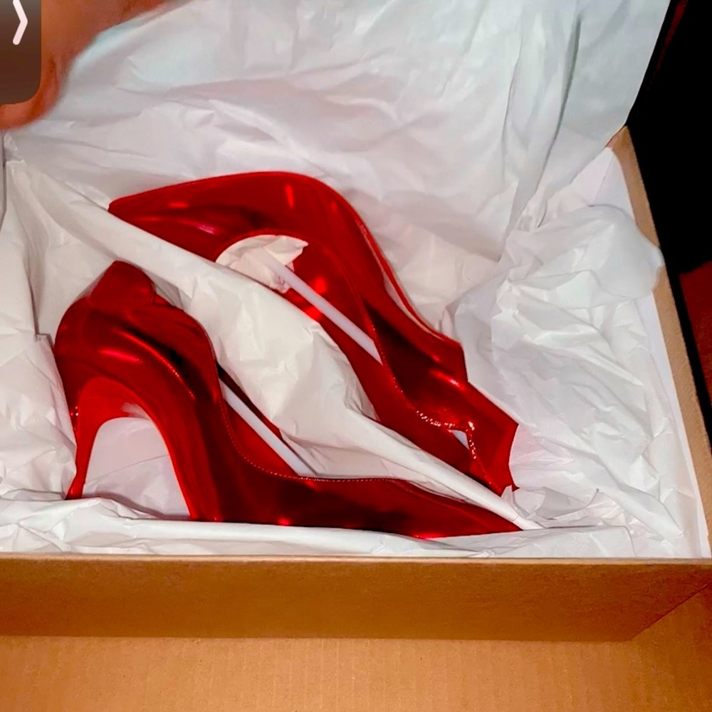 Red Christian louboutin shoes size 6.5